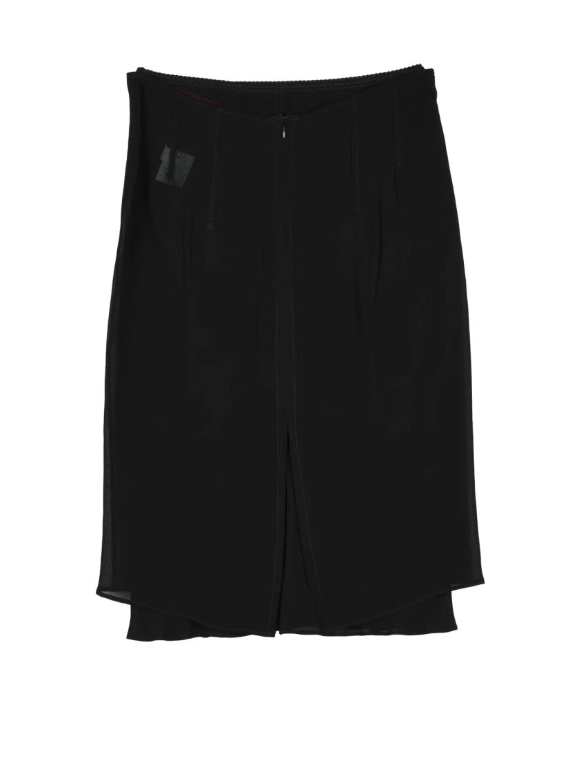 Stella Maxwell X Marella Lace-Trimmed Lingerie Skirt With Fluid Drape