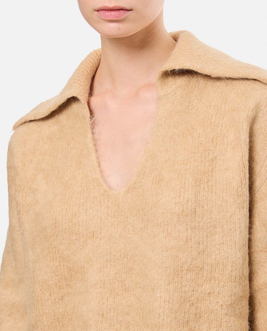 Loulou De Saison Ambrose Alpaca Wool Sweater