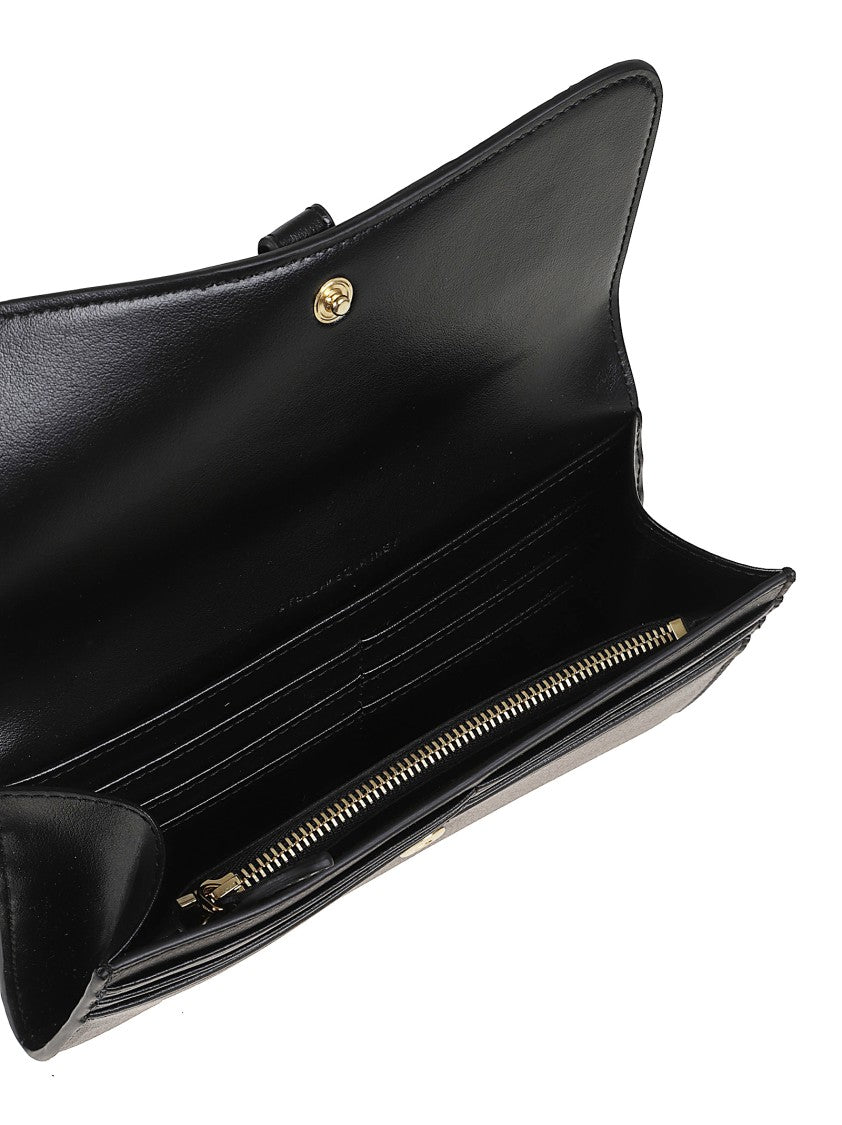 Stella Mccartney Embossed Grainy Eco Alter Mat Continental Wallet