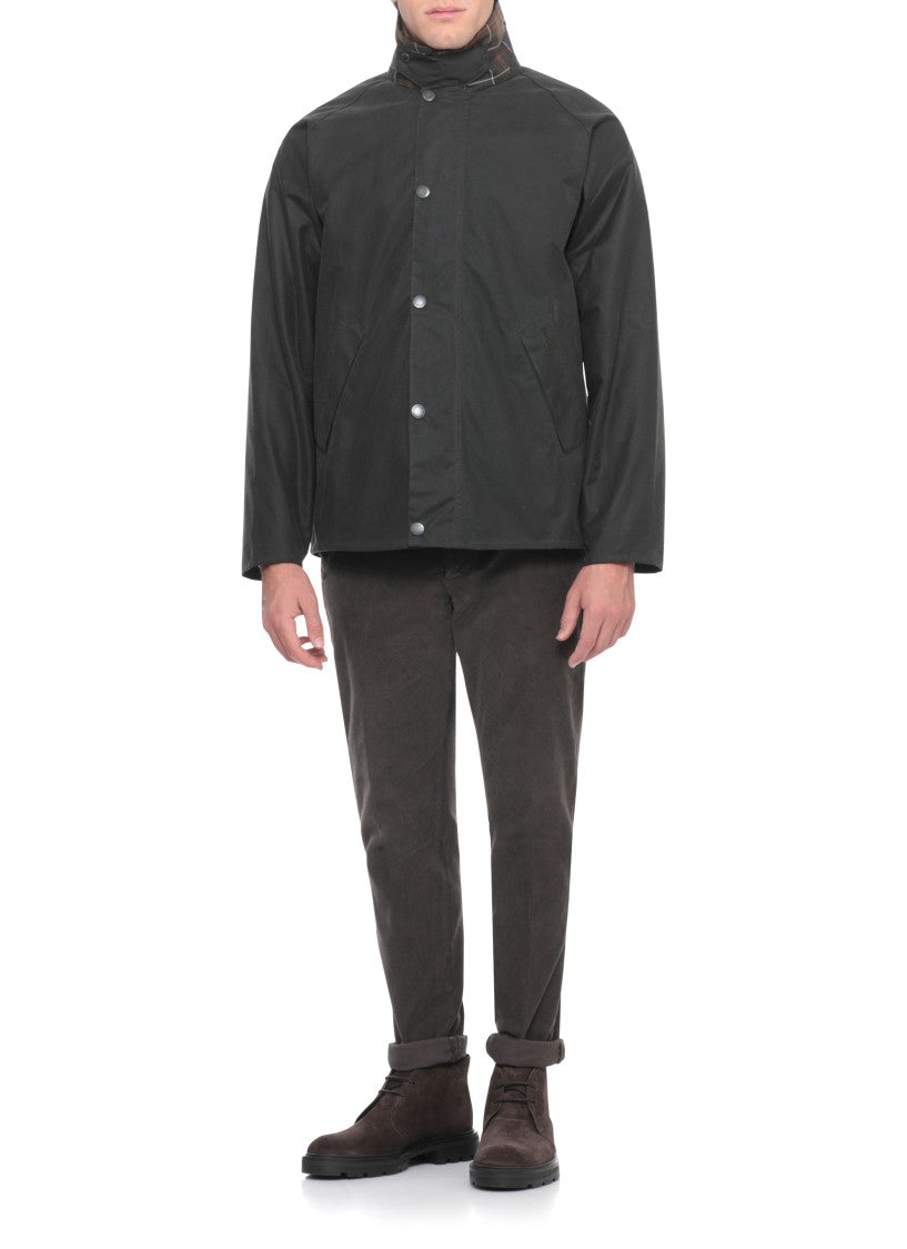 Barbour Tracker Jacket With Corduroy Collar