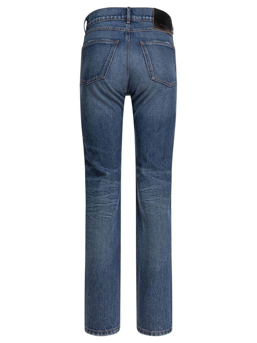 Max Mara Straight-Leg Jeans With Mid-Rise Waist