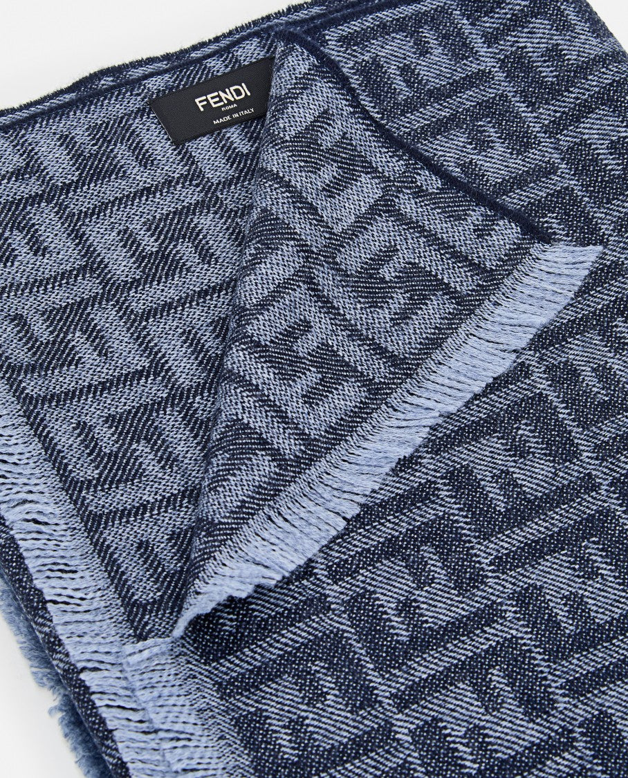 Fendi Rectangular Ff Scarf