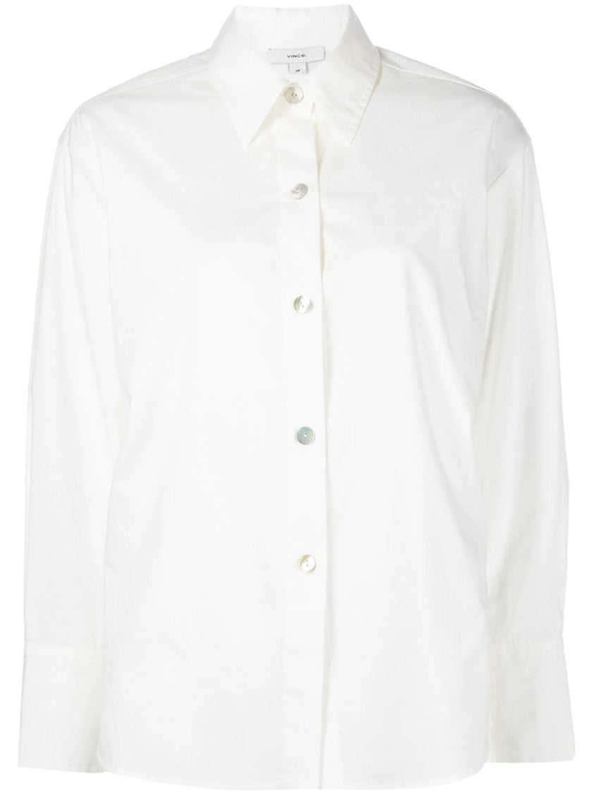 Vince Tie Back Long Sleeve Shirt
