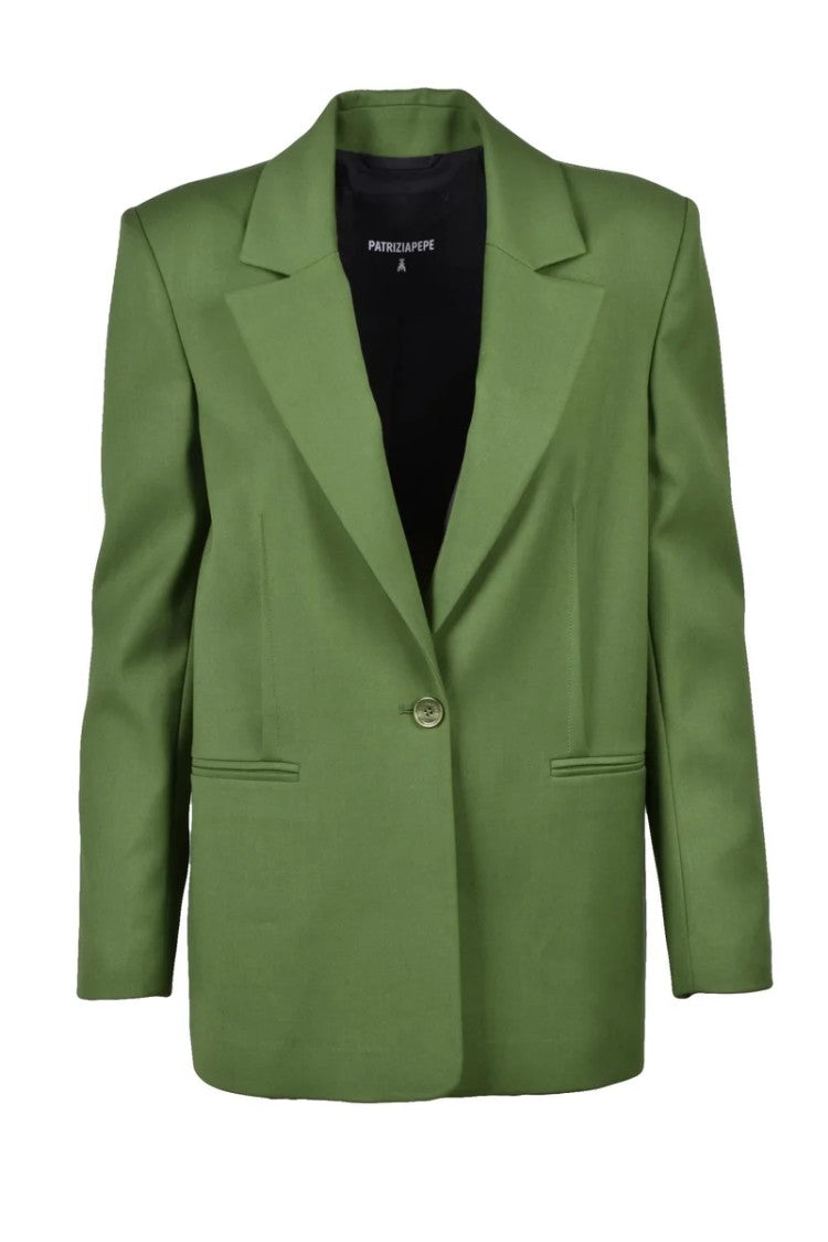 Patrizia Pepe Straight Jacket - Green