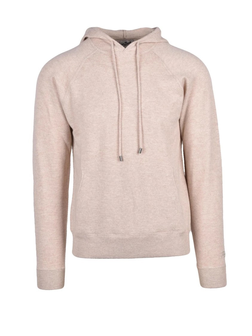 Mc2 Saint Barth Beige Merino Wool Sweatshirt