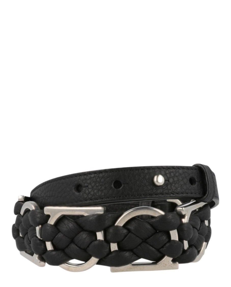 Ferragamo Braided Gancini Belt