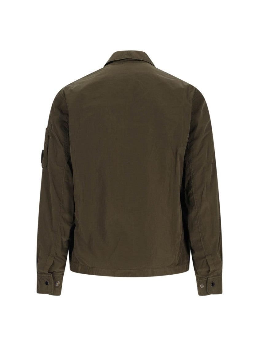 C.P. Company Logo Shirt Jacket – Green