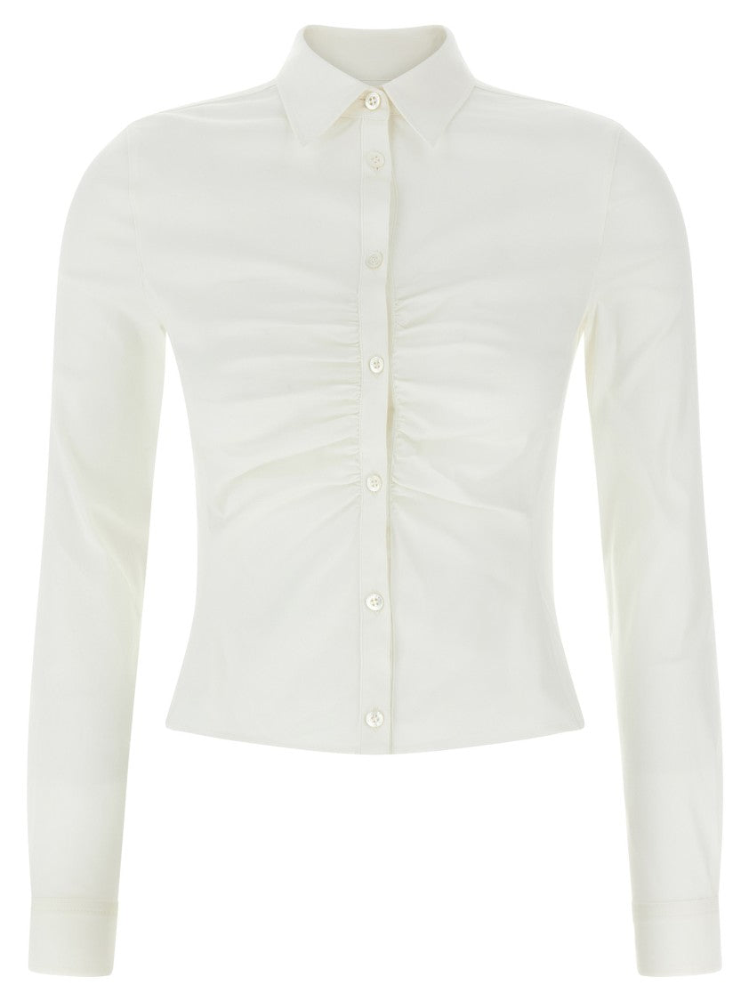 Balenciaga Slim Fit Oxford Shirt With Curls And Tailored Silhouette