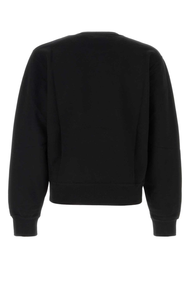 Saint Laurent Black Cotton Sweatshirt