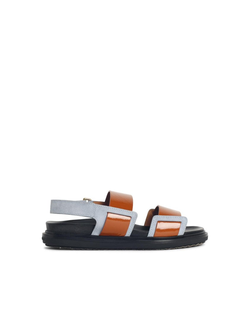 Marni 'Fussbett' Leather Sandals