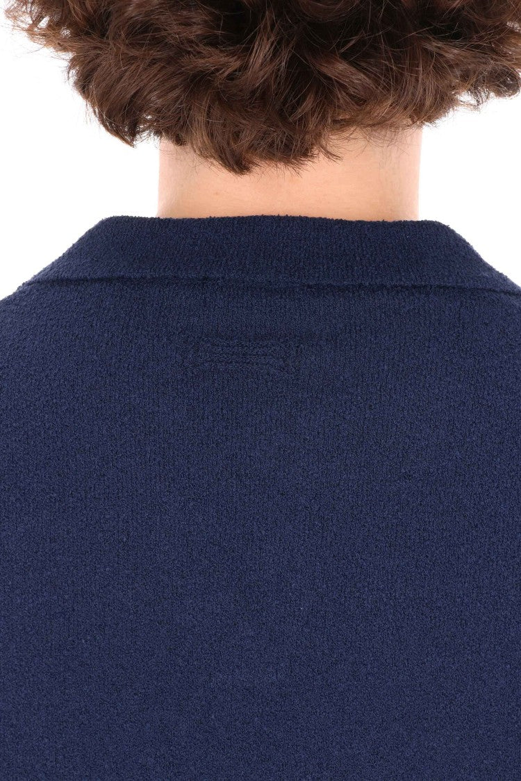 Drumohr Light Cotton Toweling Polo Shirt