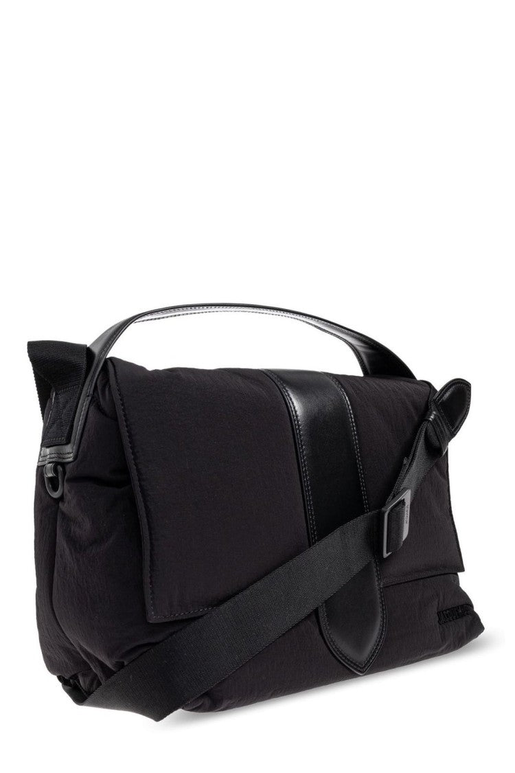 Jacquemus Structured Black Nylon Tote Bag