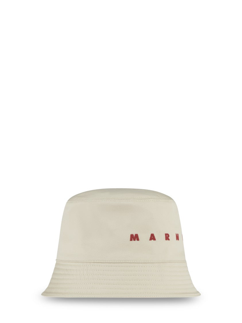 Marni Structured Bucket Hat With Wide Brim