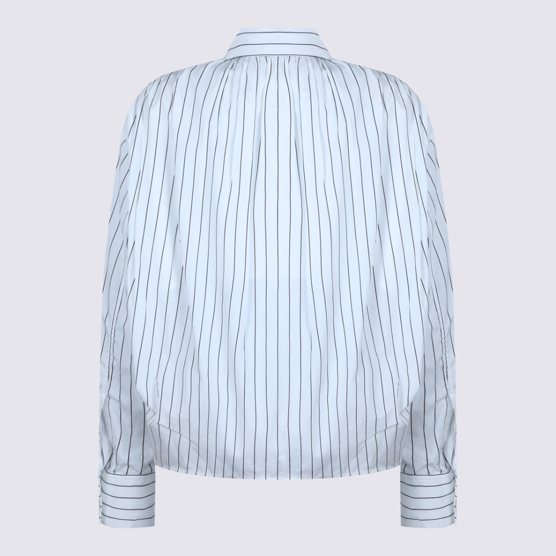 Jil Sander White And Blue Cotton Shirts