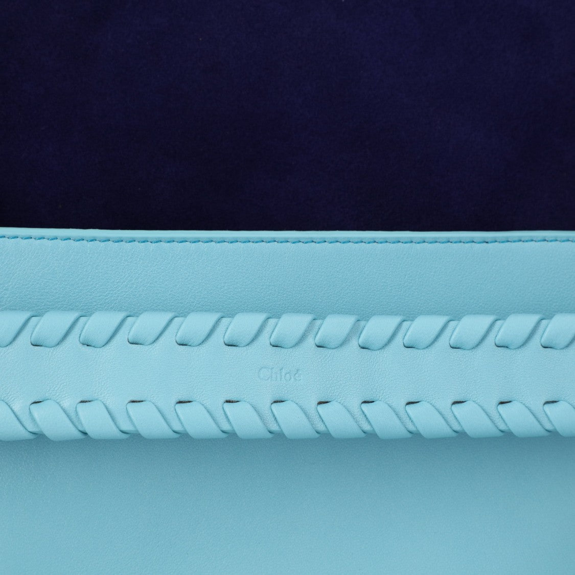 Chloé Mony Clutch Bag Blue