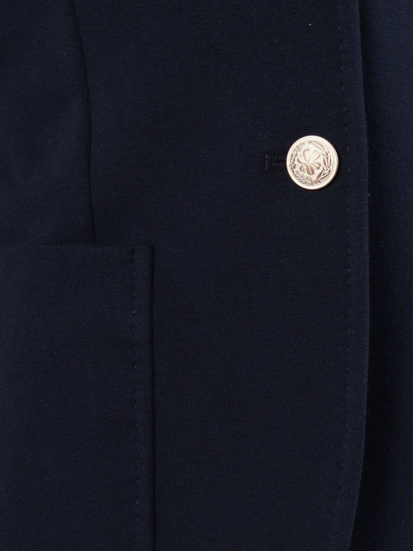 Circolo 1901 Tailored Fleece Patch Pocket Jacket