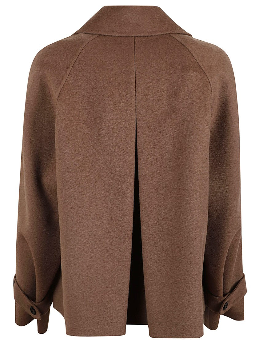 Max Mara Double-Breasted Wool Jacket With Tailored Silhouette