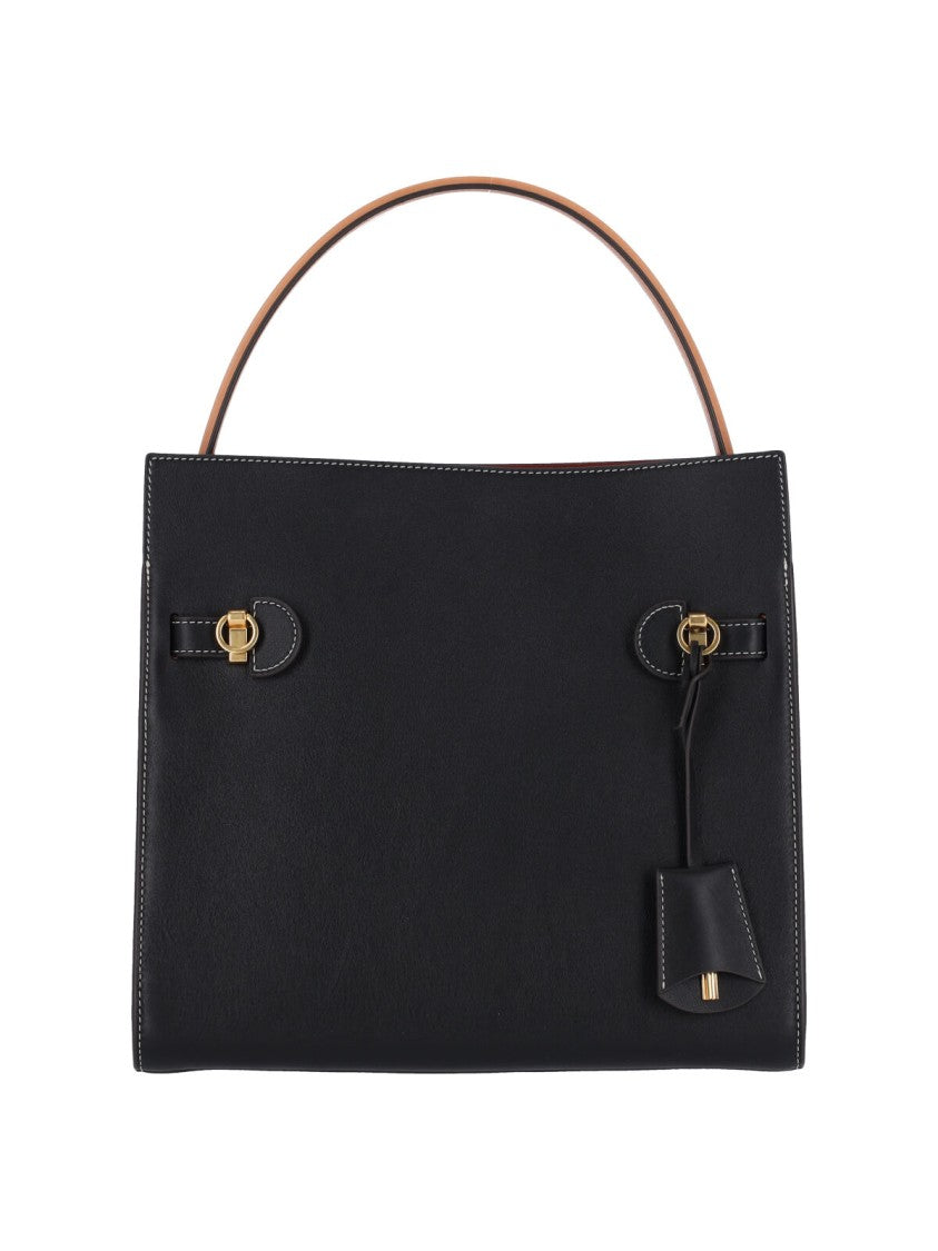 Tory Burch "Lee Radziwill" Handbag – Black