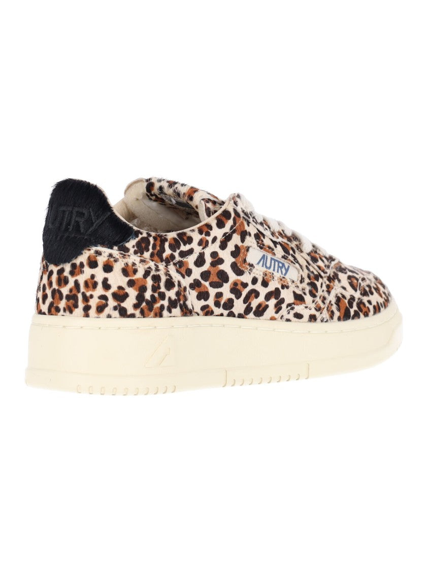 Autry Animalier Leather Medalist Sneakers