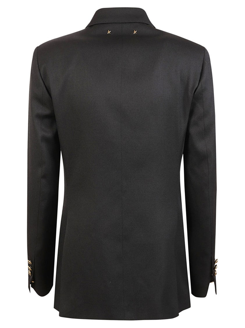 Golden Goose Double-Breasted Black Jacket