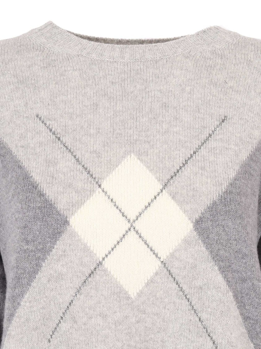 Kangra Cashmere Cashmere-Wool Blend Crew Neck Sweater