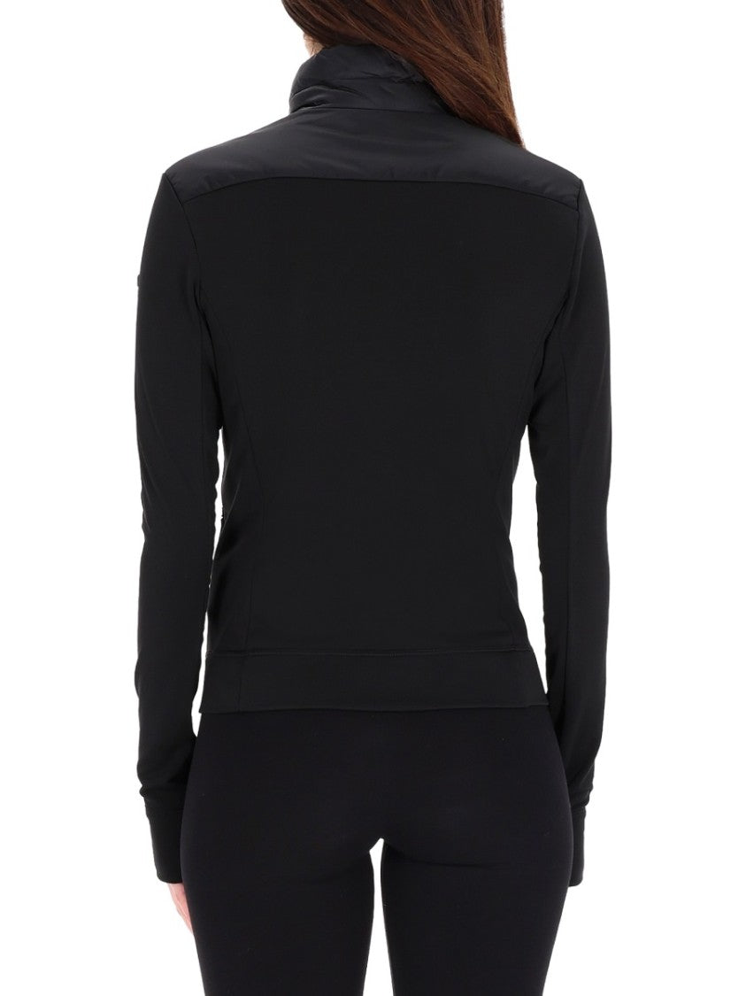 Moncler Grenoble Black Padded Fitted Polyester-Blend Cardigan