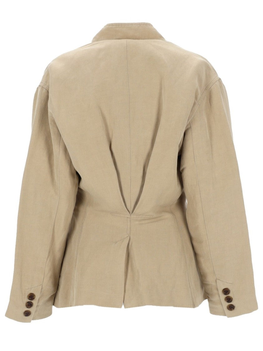 Isabel Marant Soraya Linen-Silk Blazer