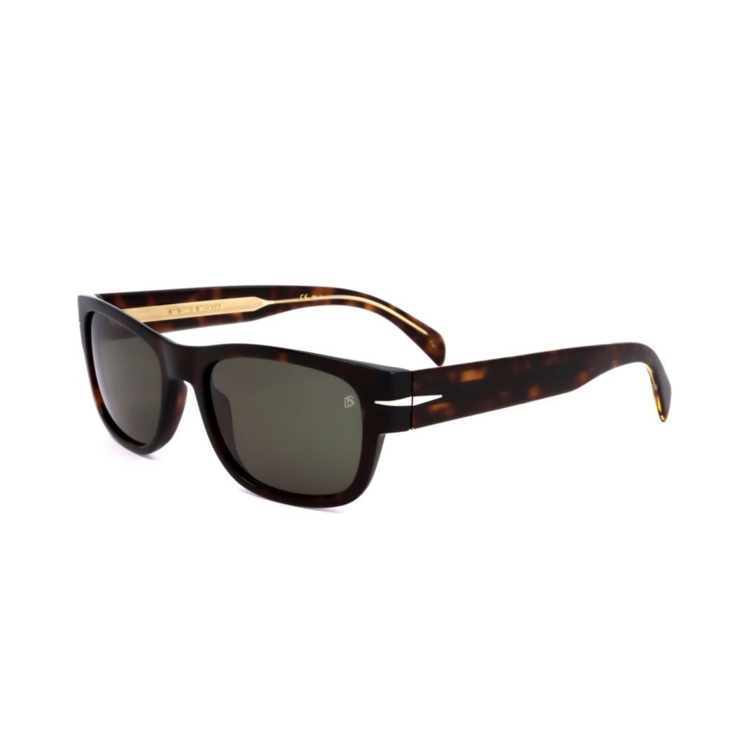 David Beckham Db 7035/S Tortoiseshell Rectangular Acetate Sunglasses