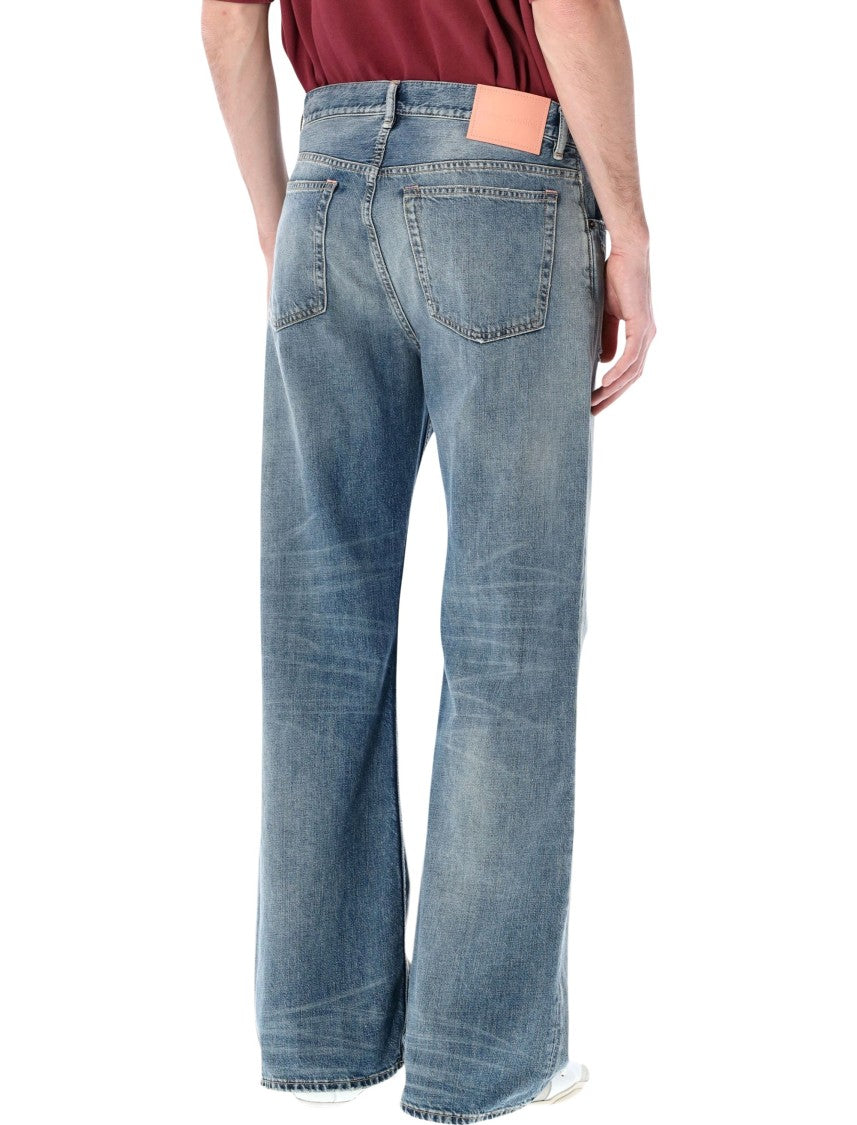 Acne Studios Vintage-Inspired Blue Denim Jeans
