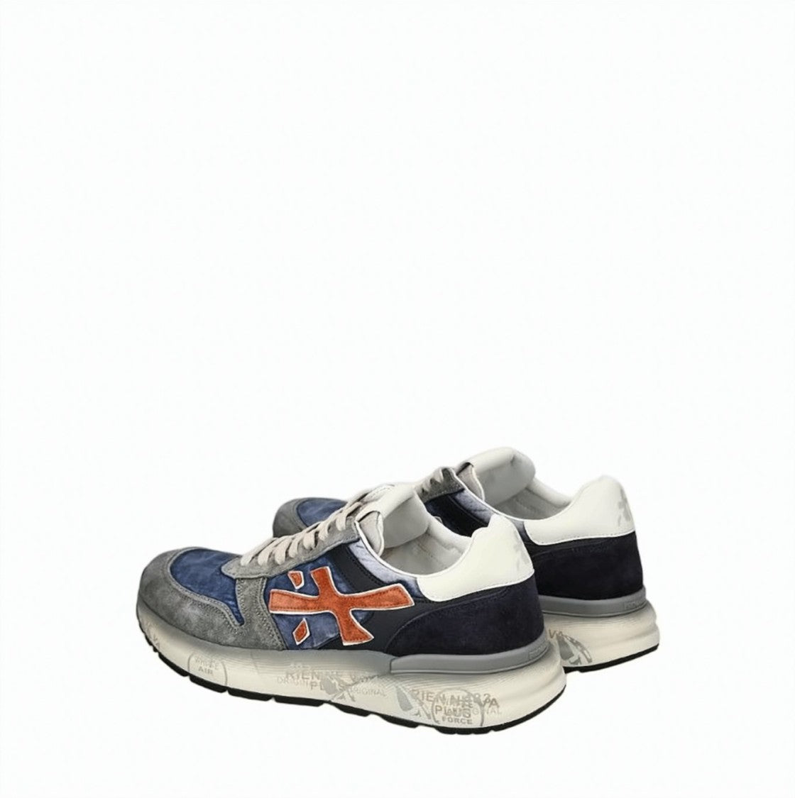 Premiata Suede Trim Lace Up Sneakers