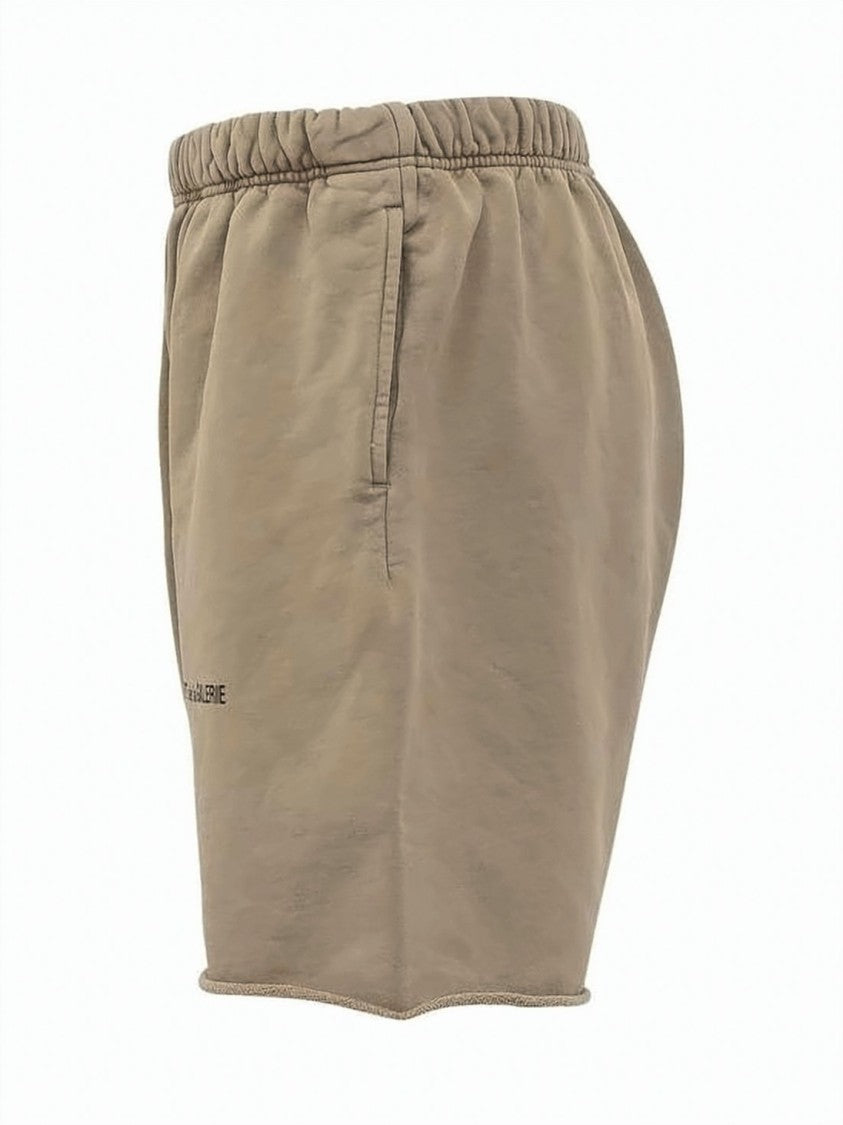 Gallery Dept. Relaxed Fit Brown Shorts With Elastic Waistband