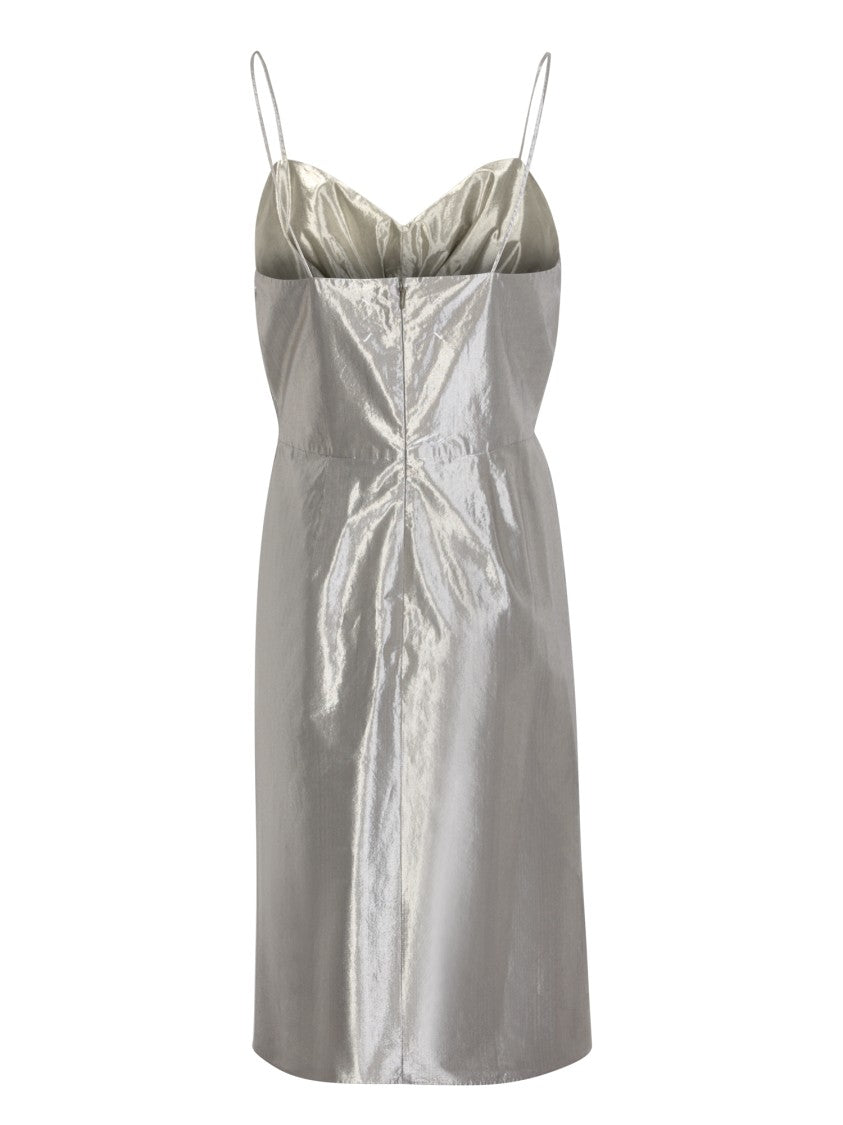 Maison Margiela Metallic Knee-Length Dress