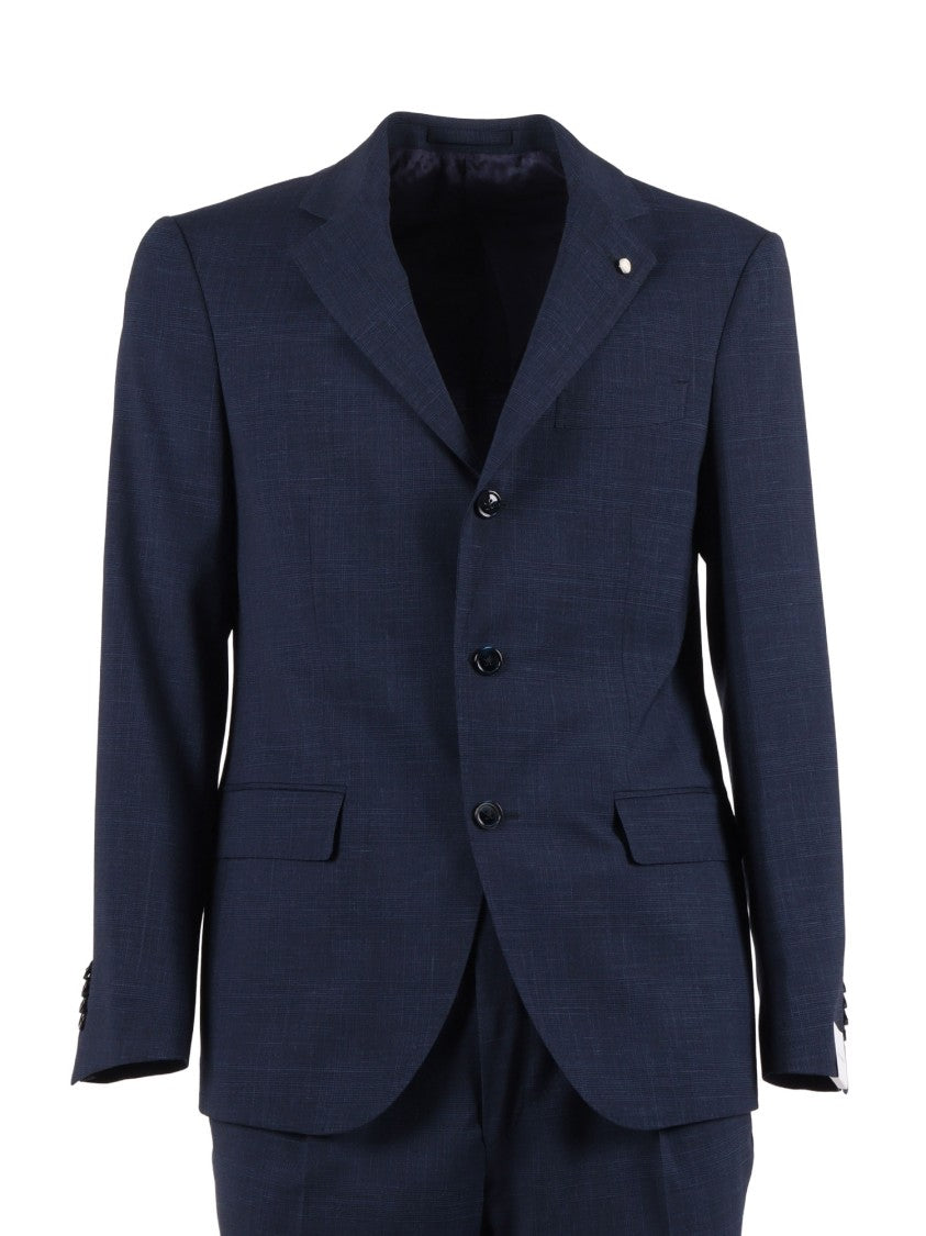 Luigi Bianchi Structured Blazer Suit
