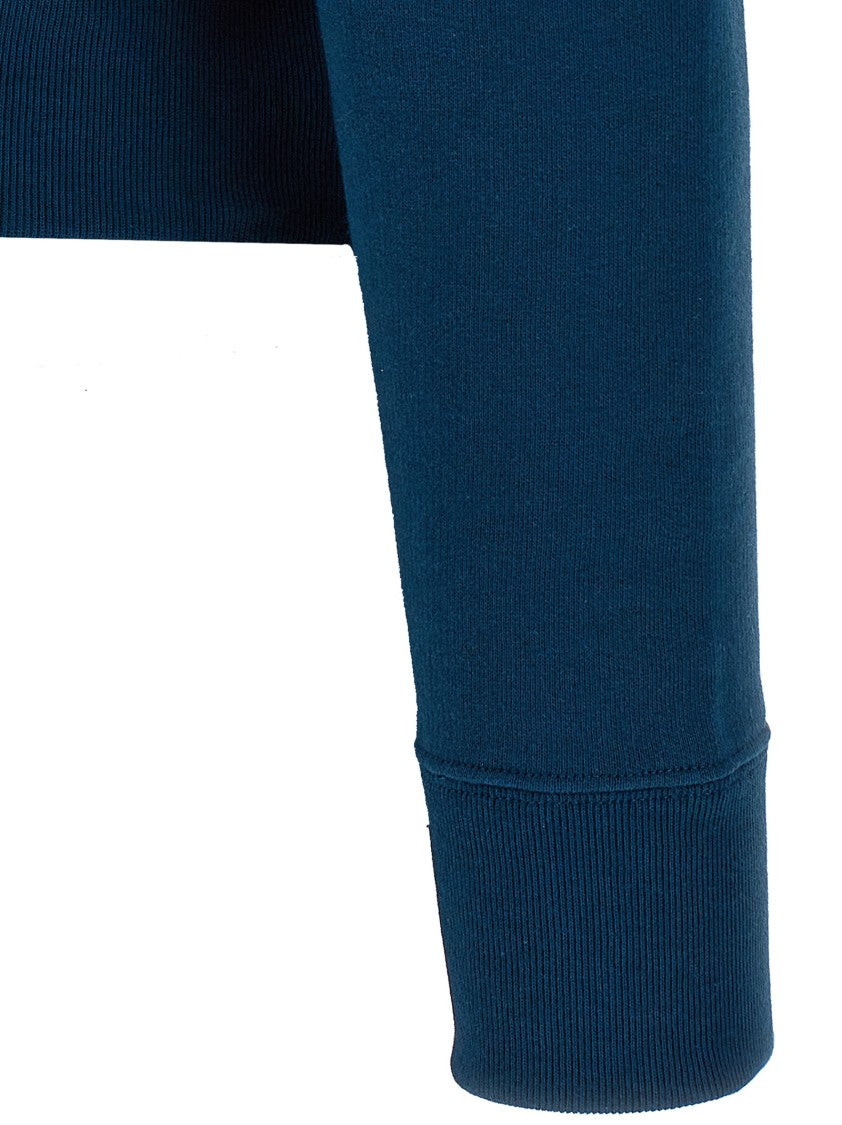 Chloé Mock Neck Brushed Cotton Sweatshirt