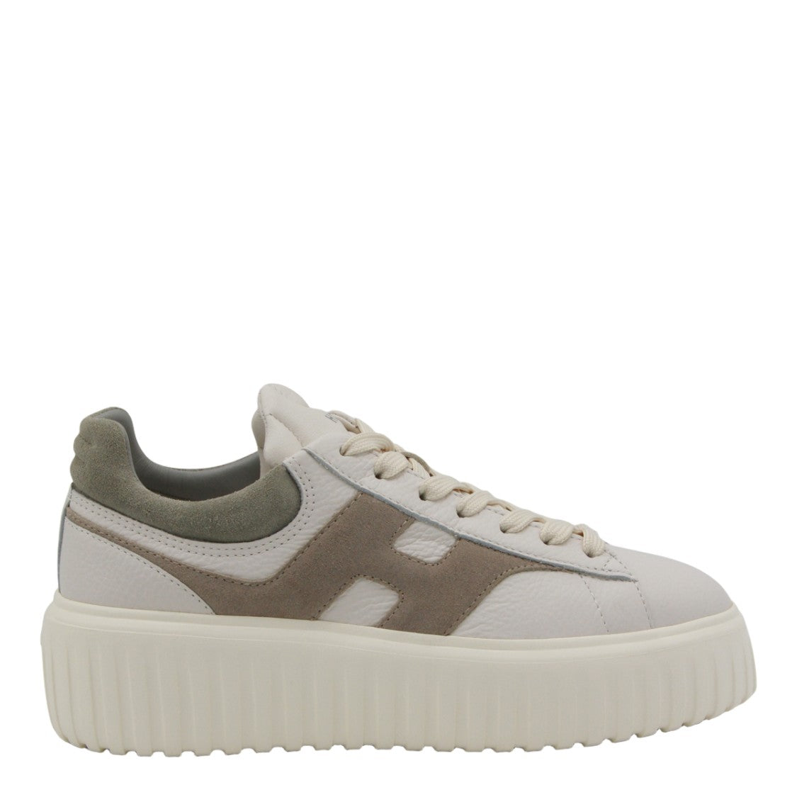 Hogan Platform Sneakers With Textured Leather