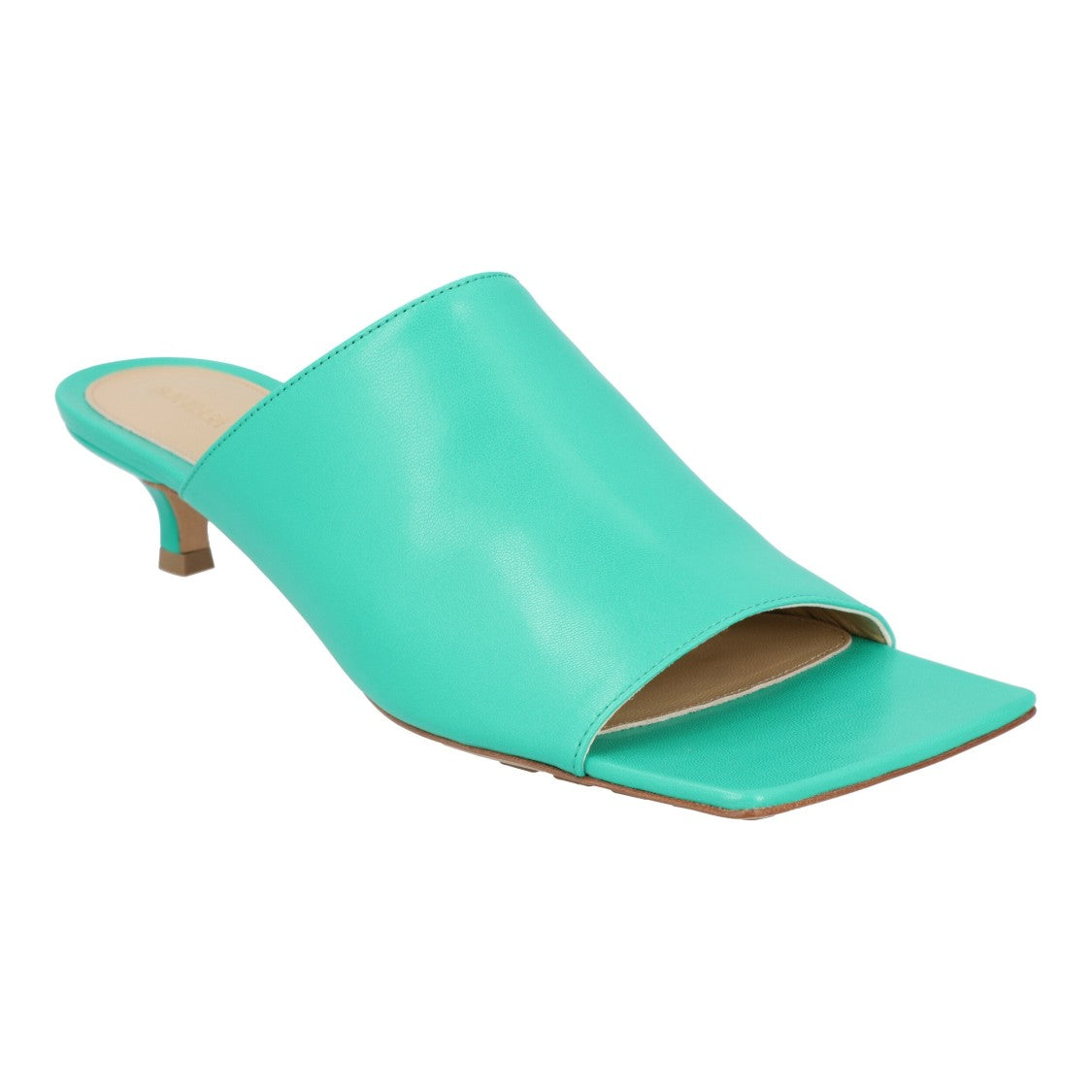 Bottega Veneta Stretch Mule Turquoise