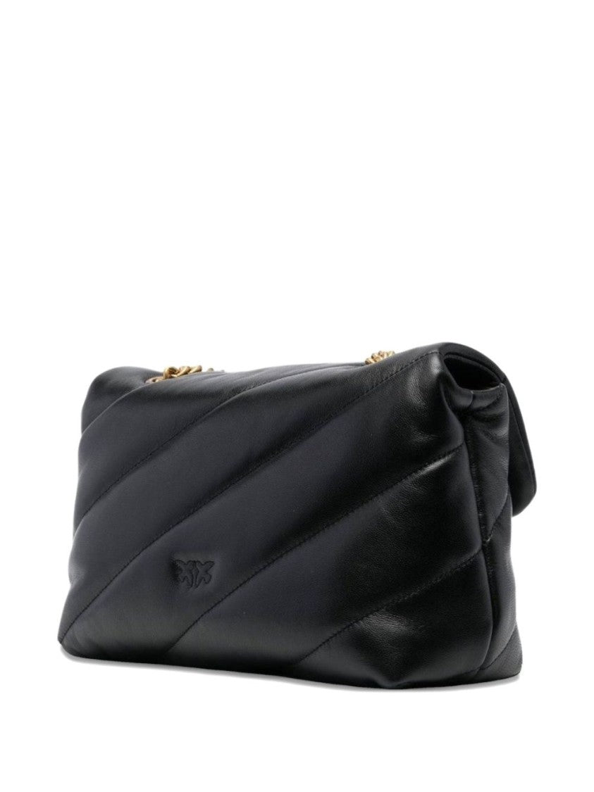 Pinko Love Classic Puff Leather Shoulder Bag