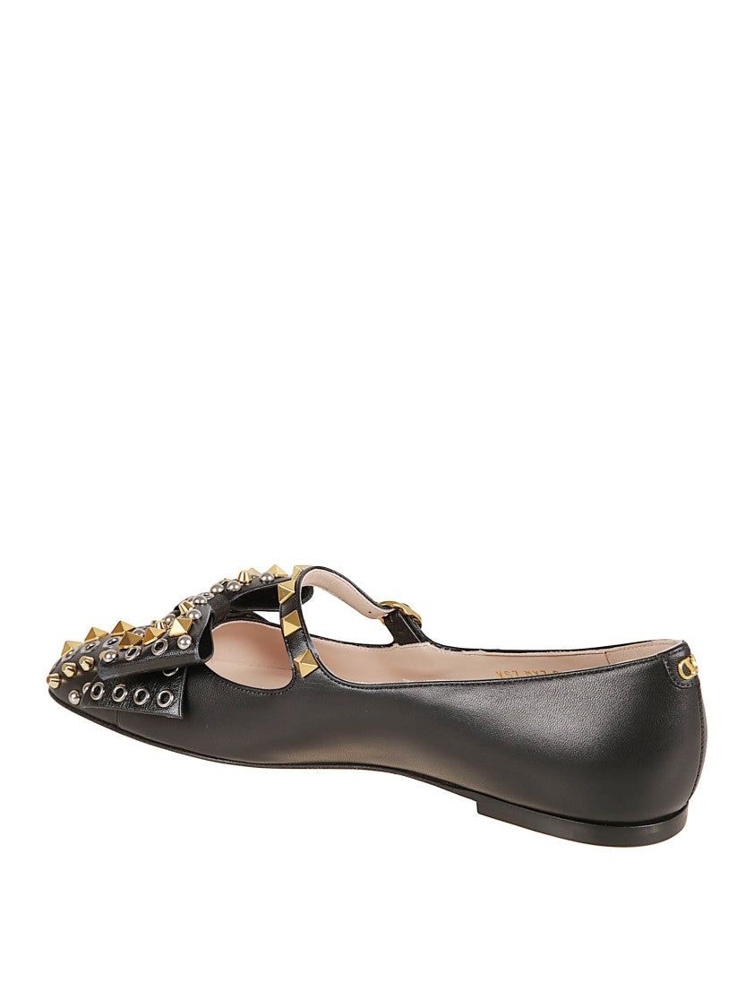 Valentino Garavani Ballerina Flats With Bow Detail