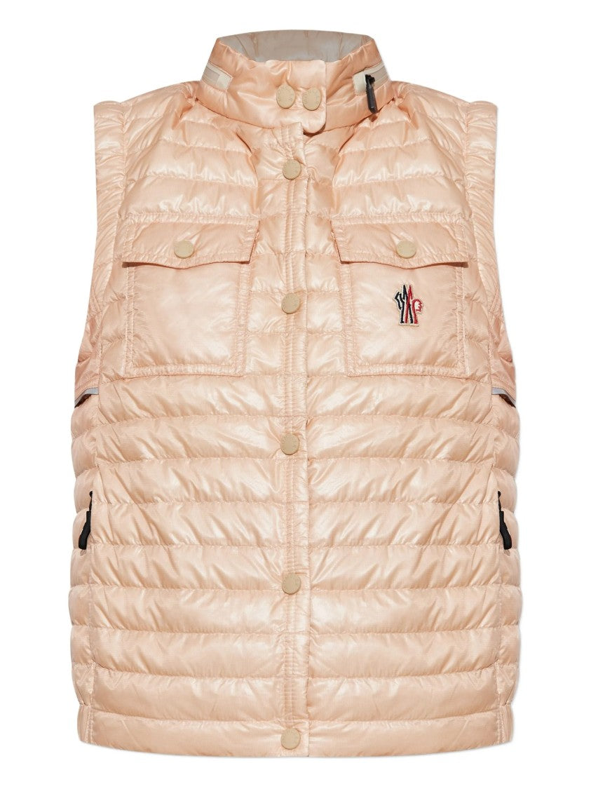 Moncler Grenoble Black Gumiane Quilted Sportswear Vest