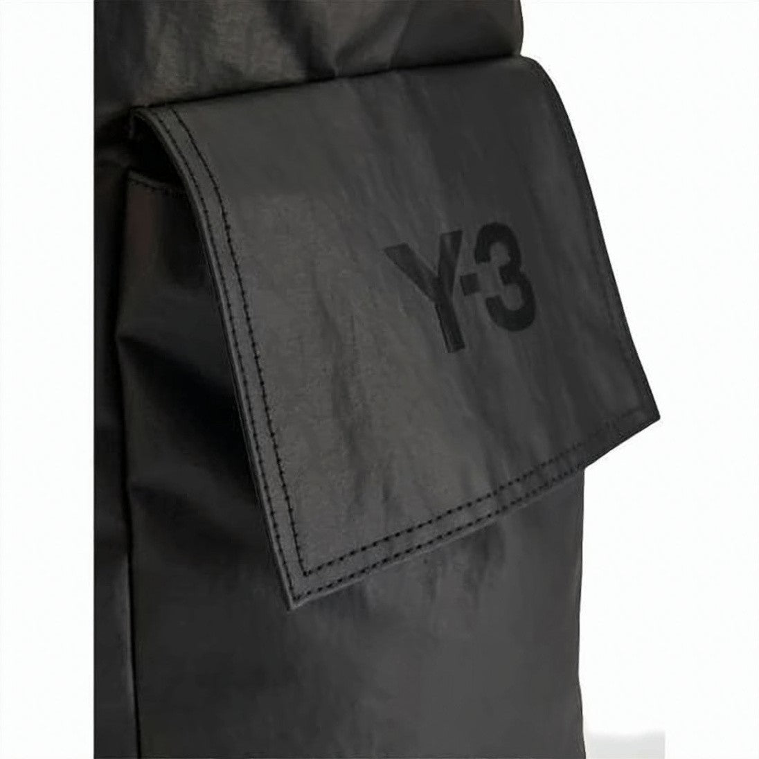Y-3 Matte Nylon Shoulder Bag With Functional Design