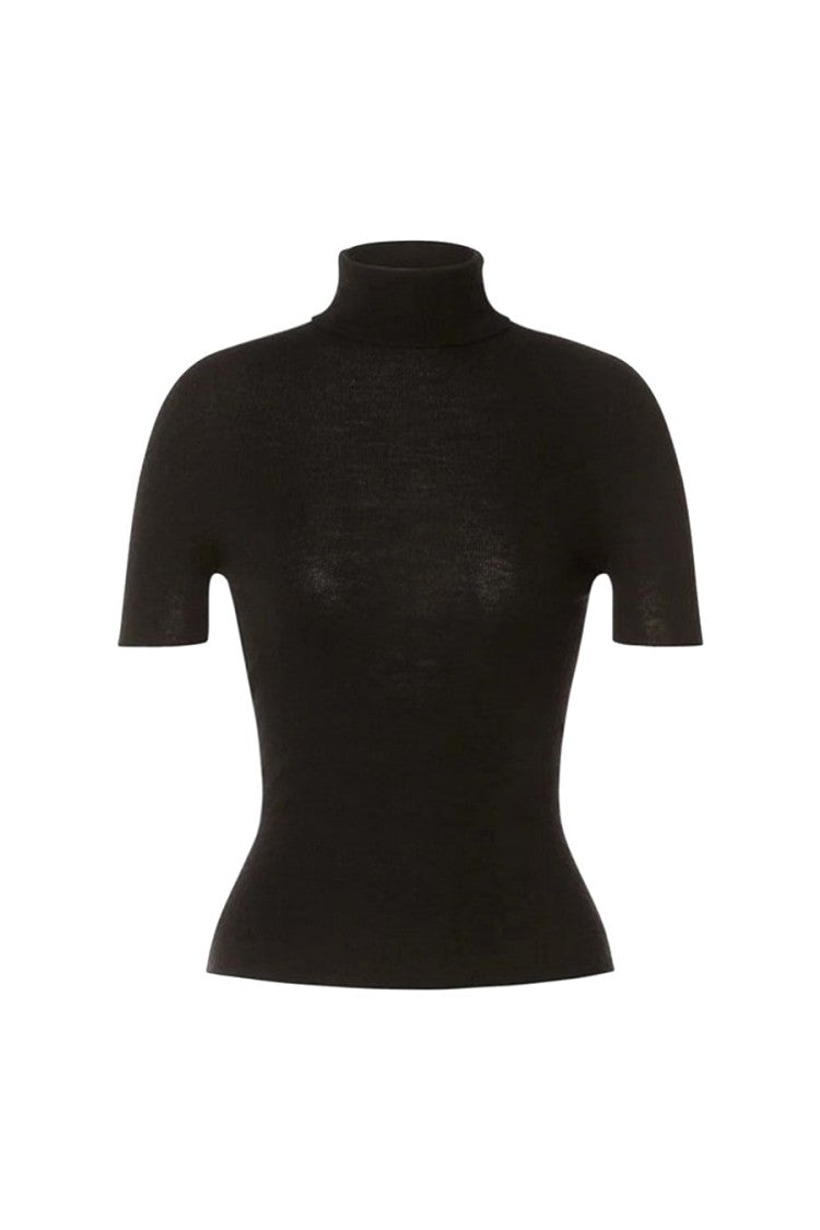 Alberta Ferretti Black Wool-Blend Sweater