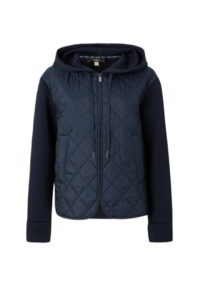 Max Mara Refined Blue Jacket With Quilted Front