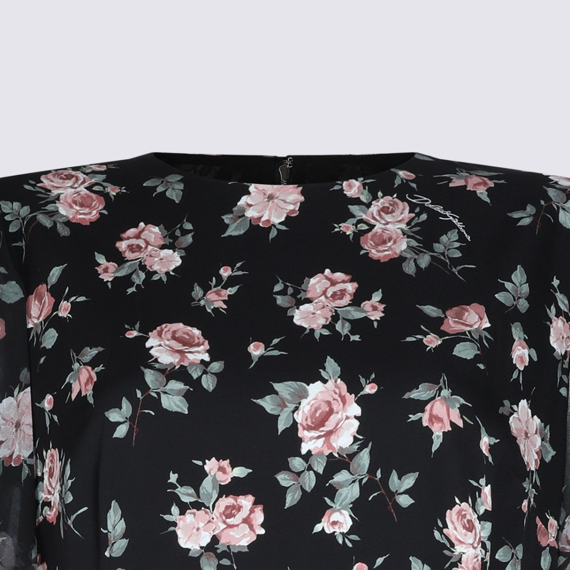 Dolce & Gabbana Black Silk Dress