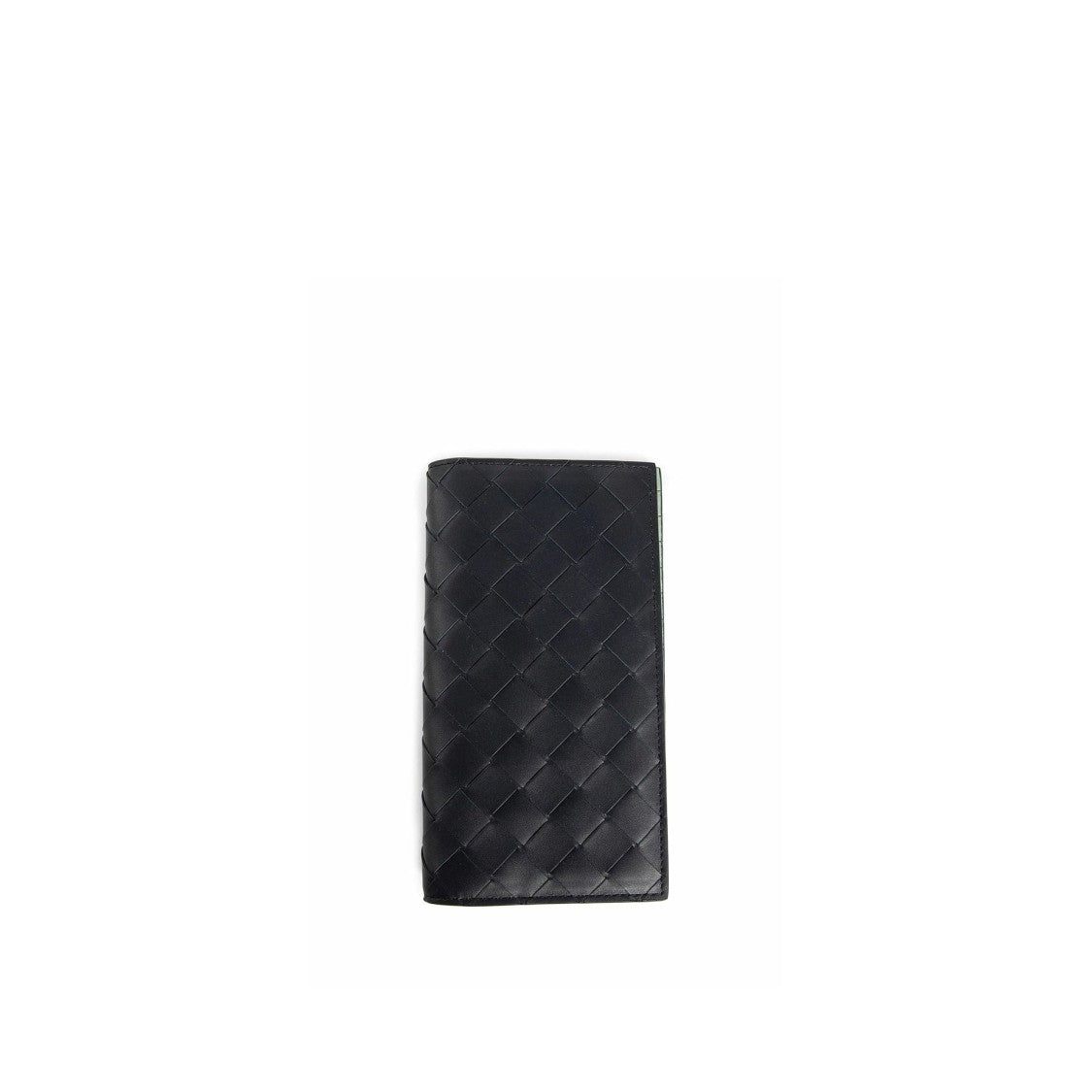 Bottega Veneta Slim Long Intrecciato Wallet In Premium Calf Leather