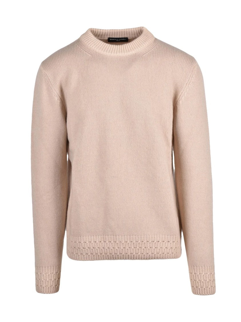 Daniele Fiesoli Crewneck Sweater In Extrafine Virgin Merino Wool