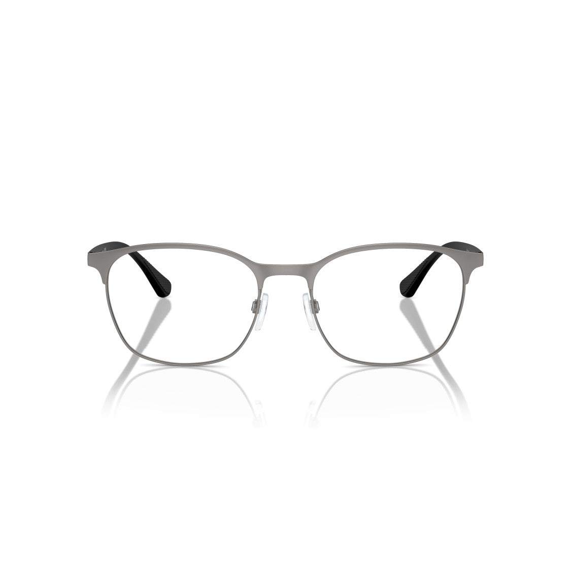 Emporio Armani 0Ea1114 Rectangular Metal Frame Sunglasses With Adjustable Nose Pads