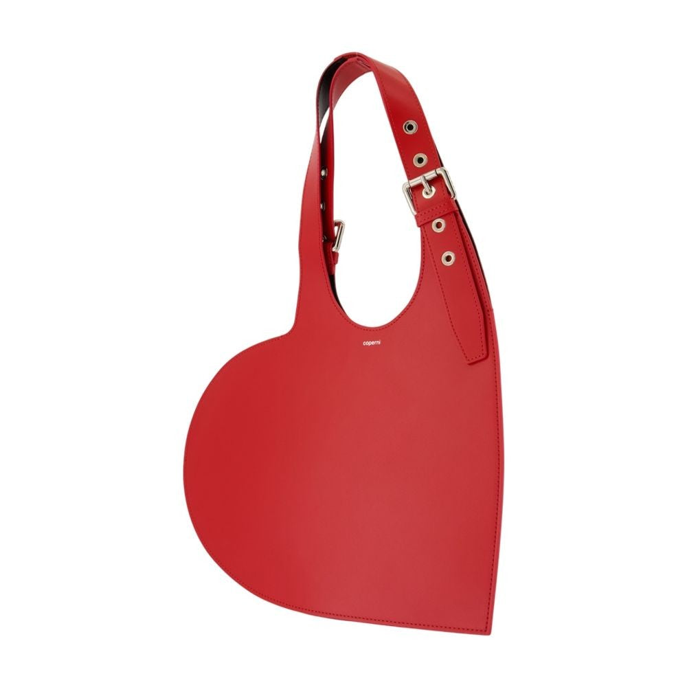 Coperni Belt Heart Shoulder Bag - Leather - Red