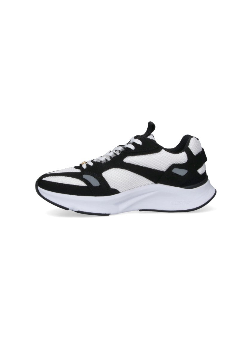 Valentino Garavani Dynamic Pattern Sneakers With Sculpted Sole