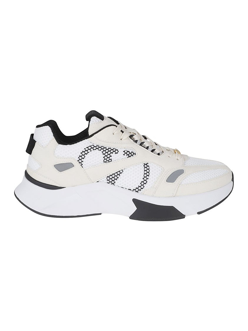 Valentino Garavani Suede Mesh Vlogo Sneakers