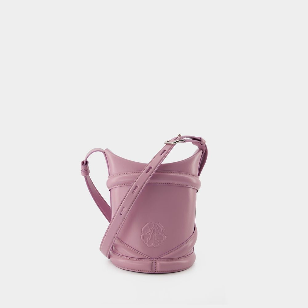 Alexander Mcqueen The Curve Hobo Bag  - Antic Pink - Leather